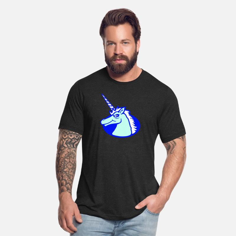 Unicorn Floor Hole Funny Cool Guy Comic Cartoon