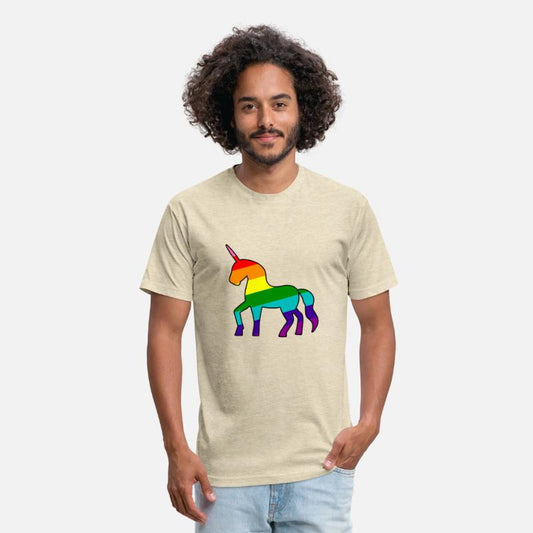 Unicorn In Colorful Rainbow Colors