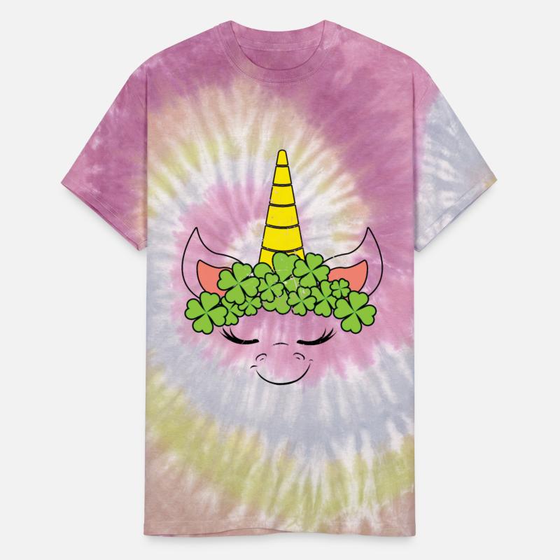 Unicorn Kids Kawaii Clover Saint Patrick Day
