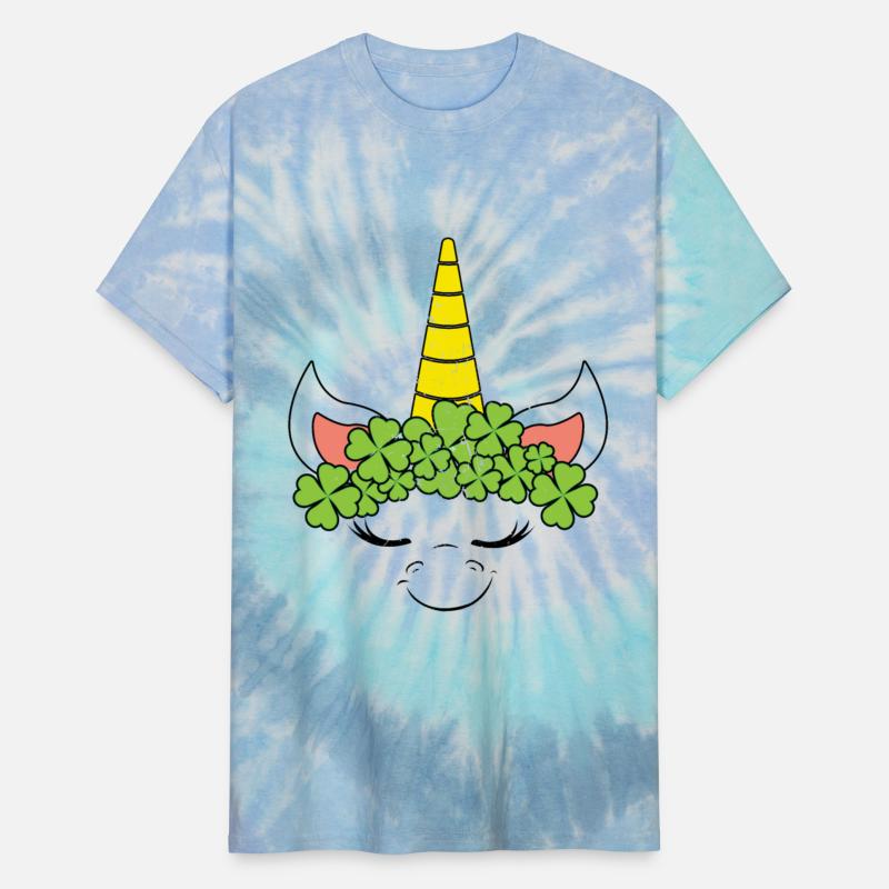 Unicorn Kids Kawaii Clover Saint Patrick Day