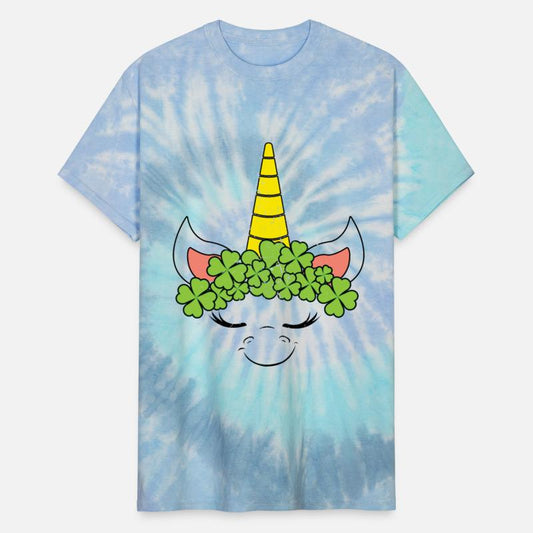 Unicorn Kids Kawaii Clover Saint Patrick Day