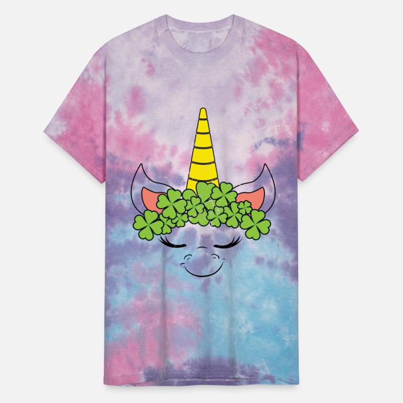 Unicorn Kids Kawaii Clover Saint Patrick Day