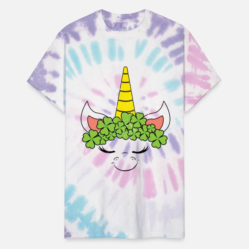 Unicorn Kids Kawaii Clover Saint Patrick Day