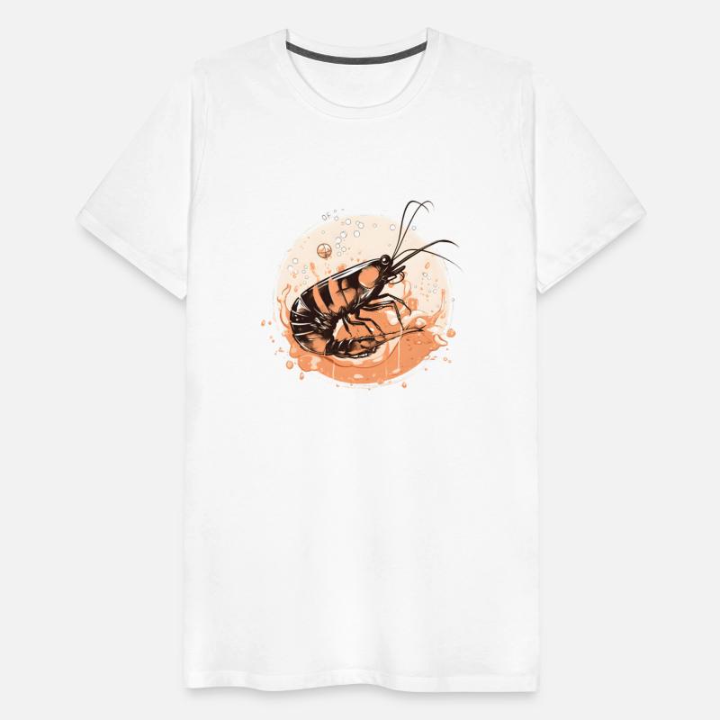 unique shrimp illustration for shrimp lovers