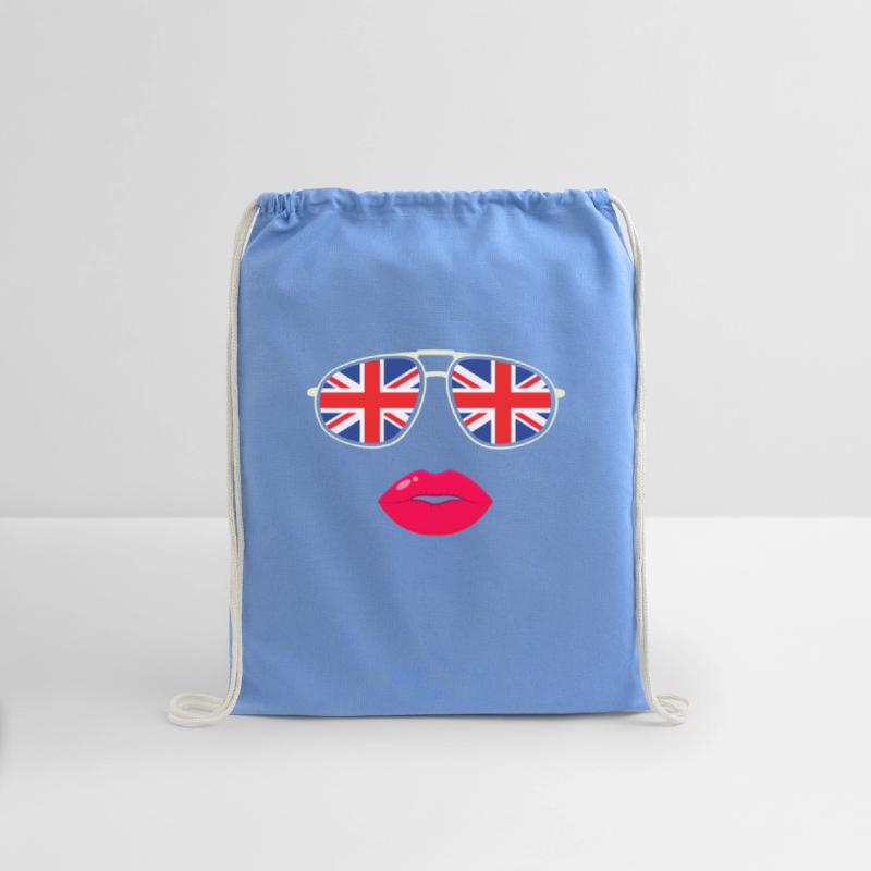 United Kingdom UK Flag Sunglasses Lips
