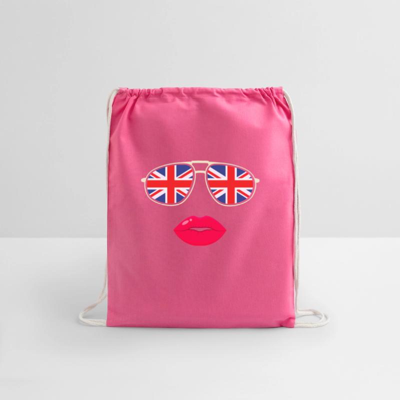 United Kingdom UK Flag Sunglasses Lips