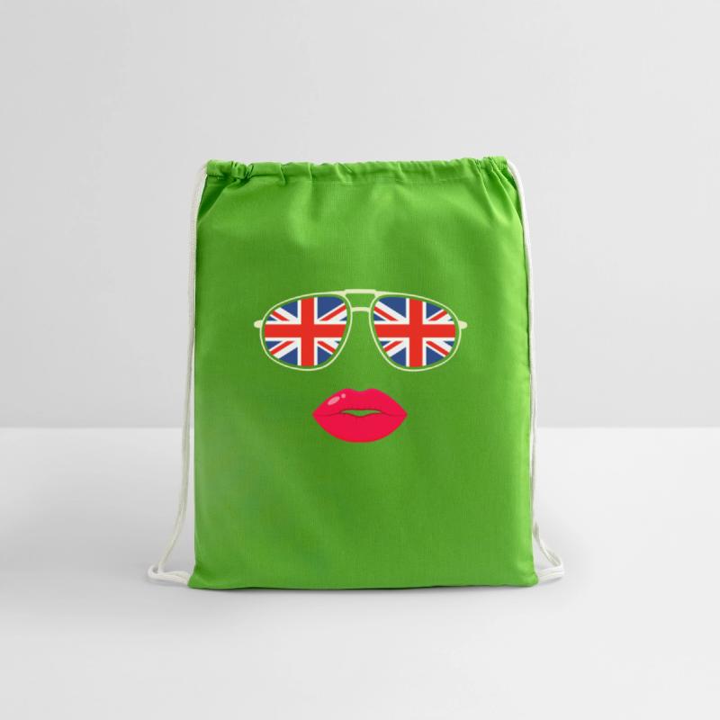 United Kingdom UK Flag Sunglasses Lips