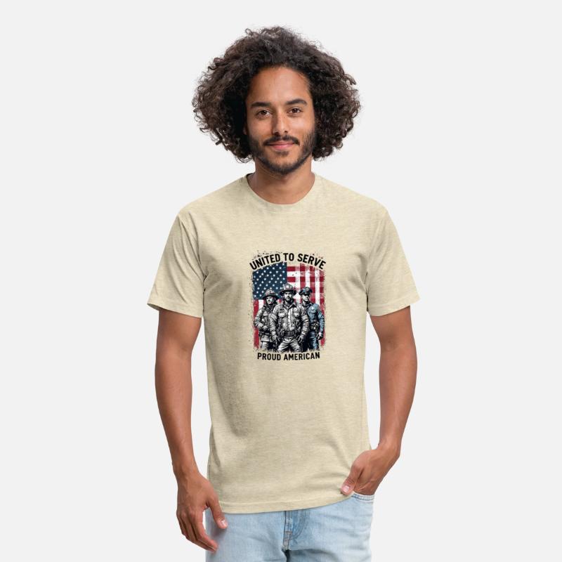 United To Serve USA America Proud American Heroes