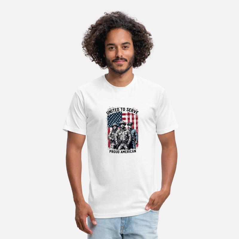 United To Serve USA America Proud American Heroes