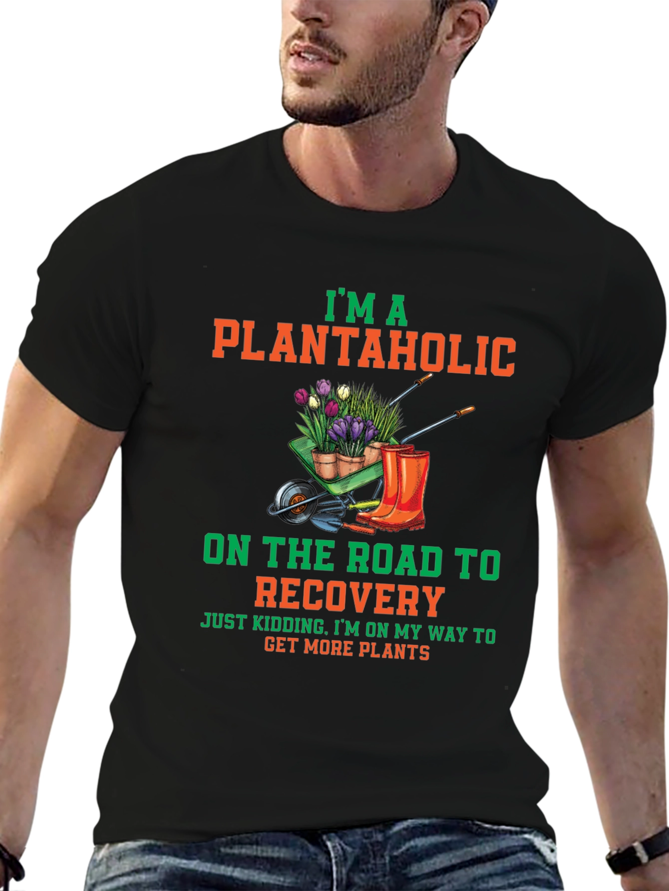 Plantaholic T-Shirt: Gardening Lovers Tee