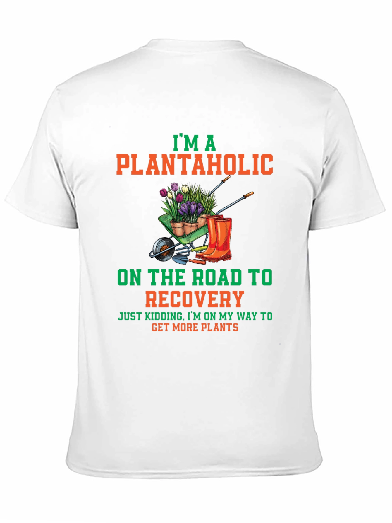 Plantaholic T-Shirt: Gardening Lovers Tee