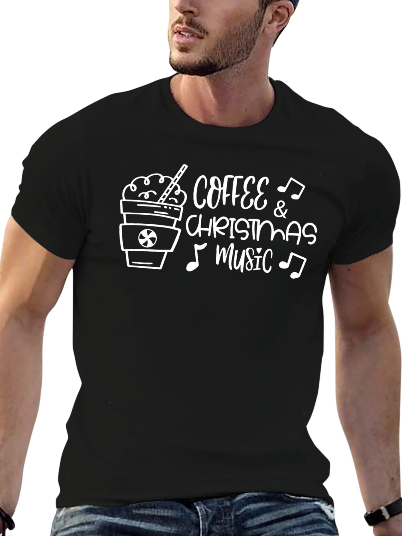 Coffee & Christmas Music T-Shirt
