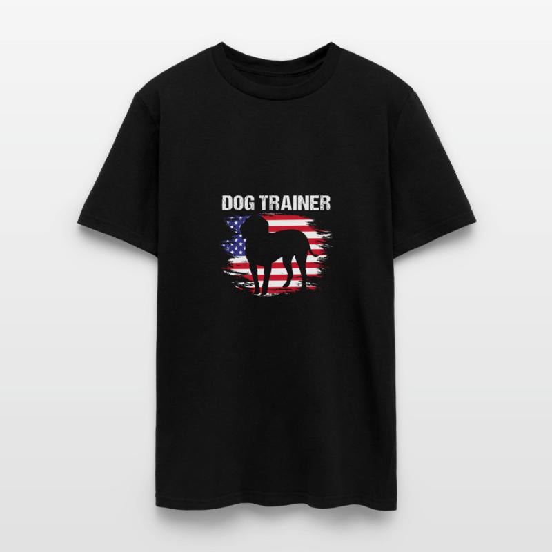 US Flag Pet Training Dog Trainer Patriotic Dog