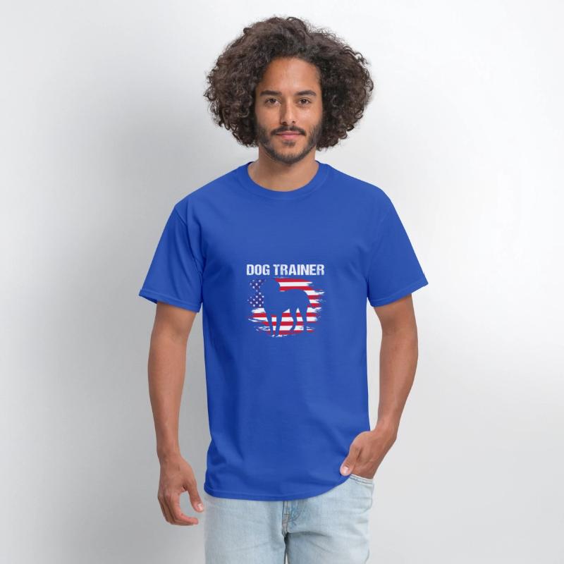 US Flag Pet Training Dog Trainer Patriotic Dog