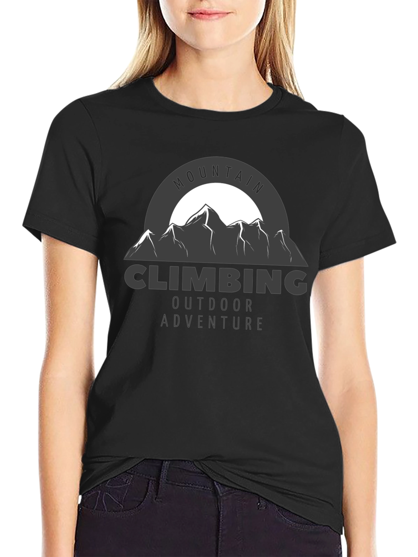 Mountain Climbing Adventure Graphic T-Shirt
