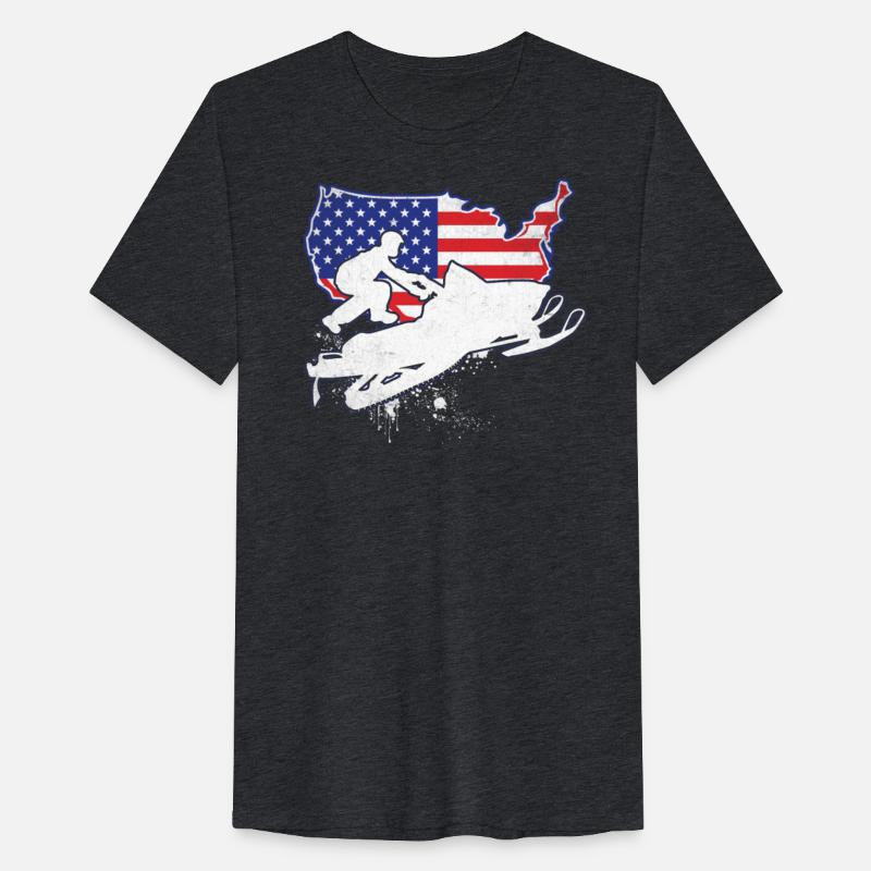 USA Snowmobile Winter Snow Sports