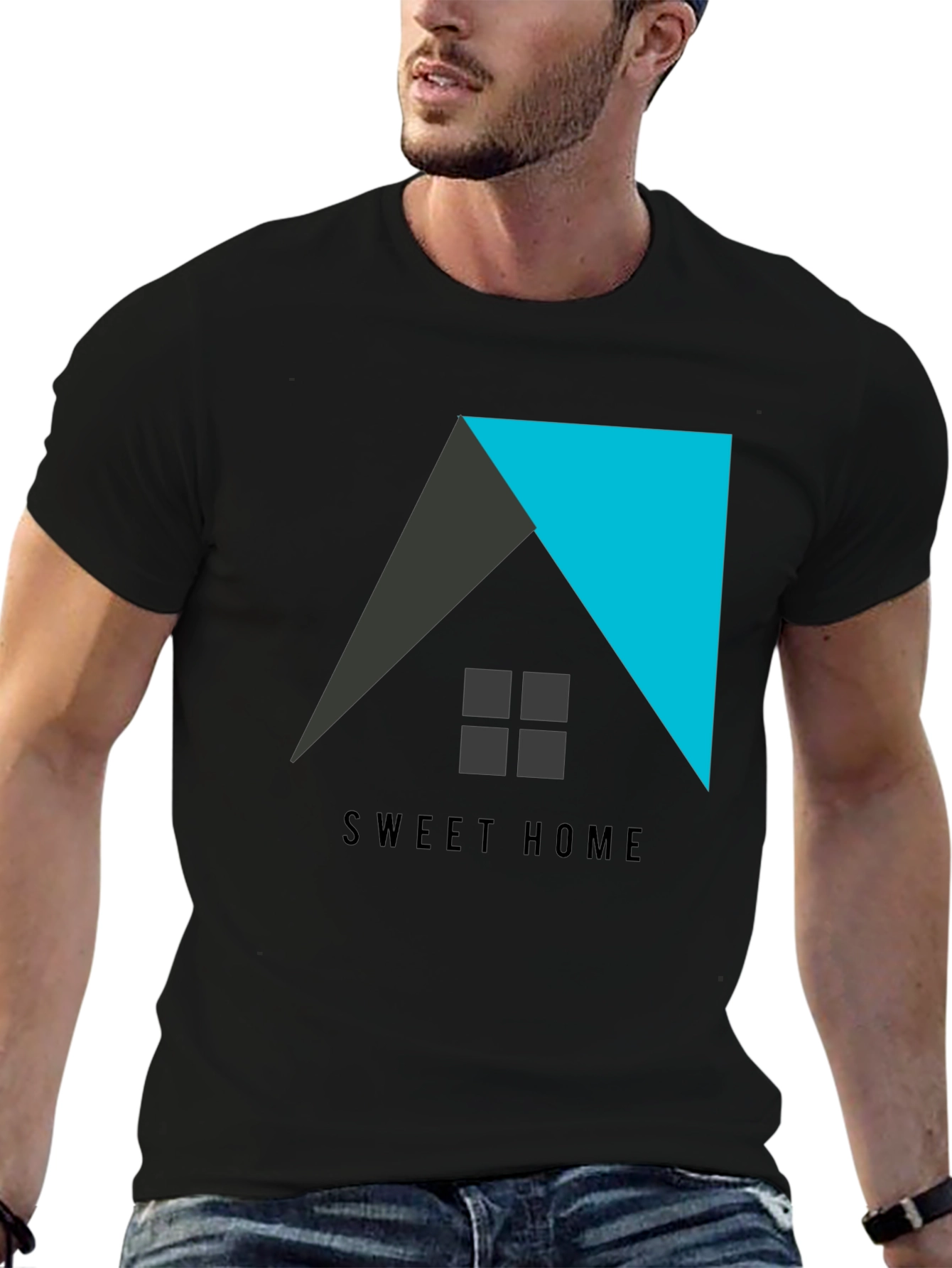 Sweet Home Graphic Tee - Modern Design