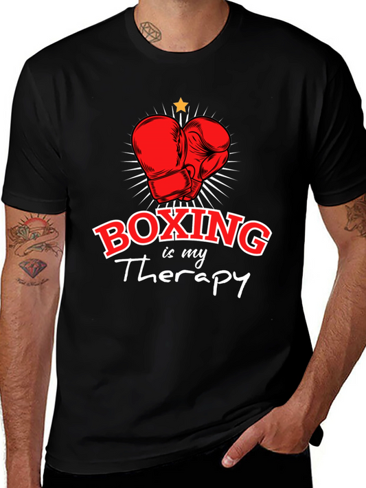 Boxing is My Therapy Graphic T-Shirt