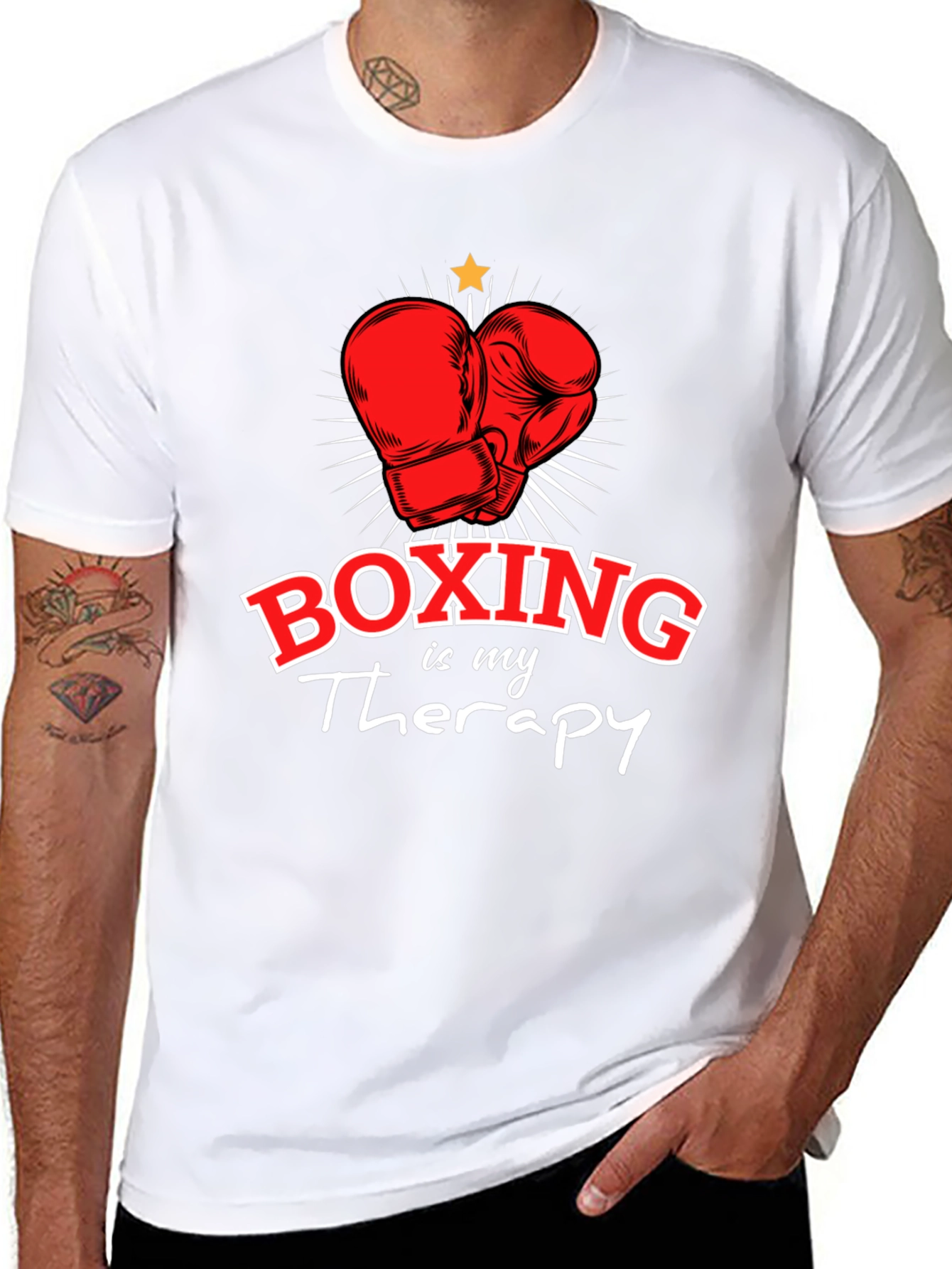 Boxing is My Therapy Graphic T-Shirt