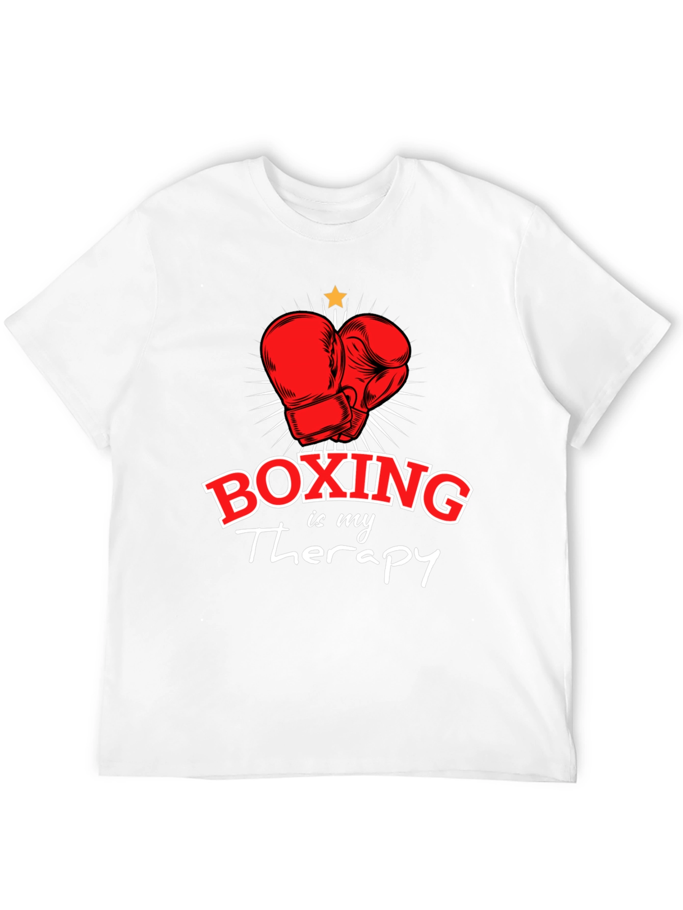 Boxing is My Therapy Graphic T-Shirt