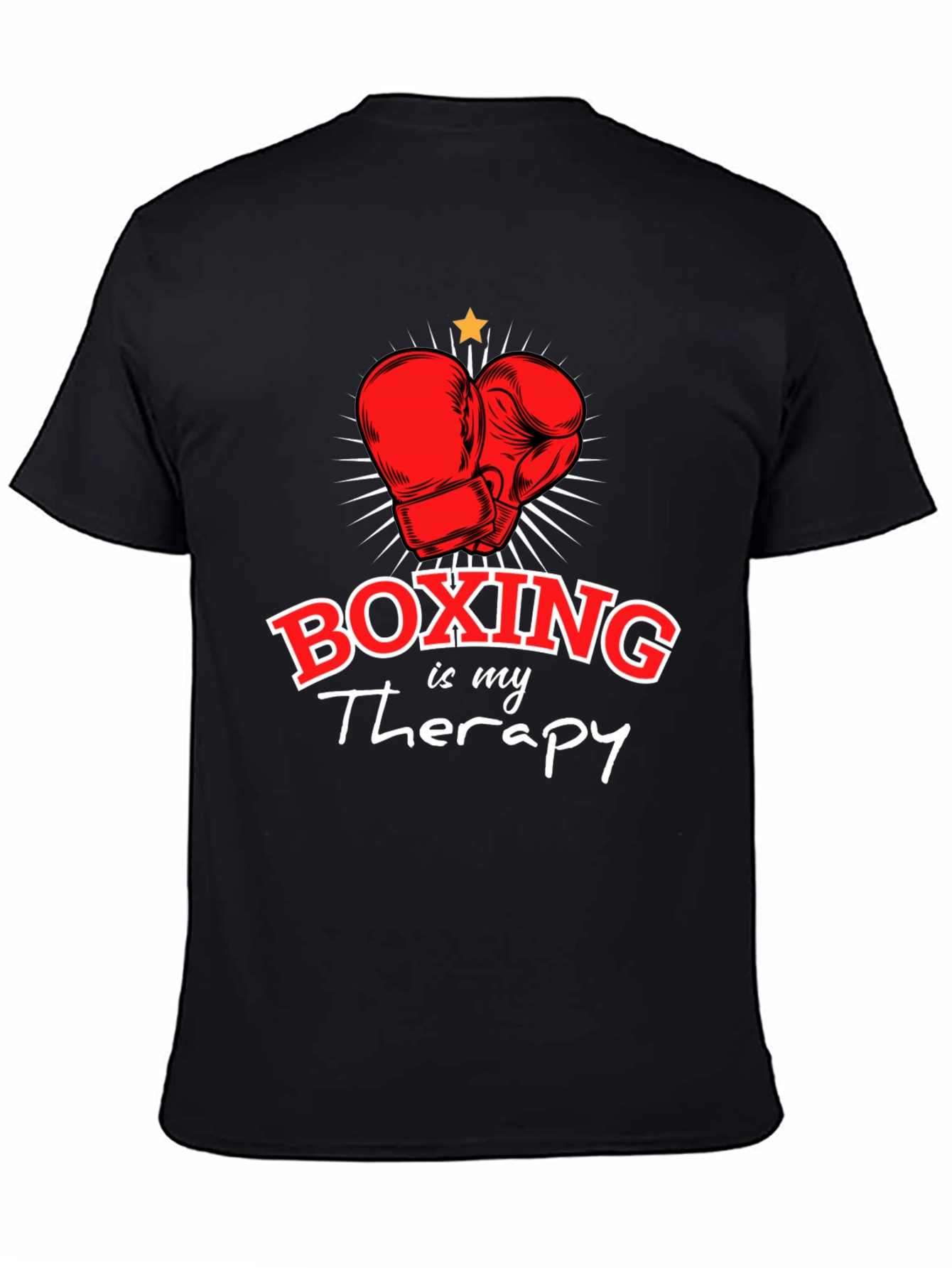 Boxing is My Therapy Graphic T-Shirt