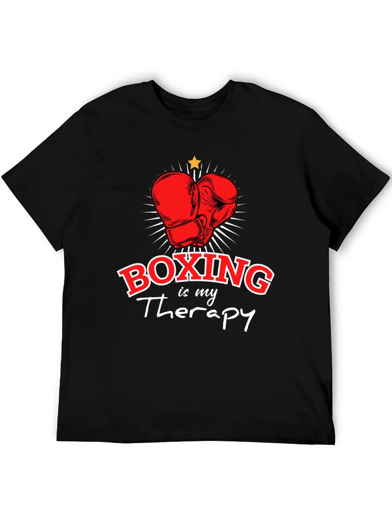 Boxing is My Therapy Graphic T-Shirt