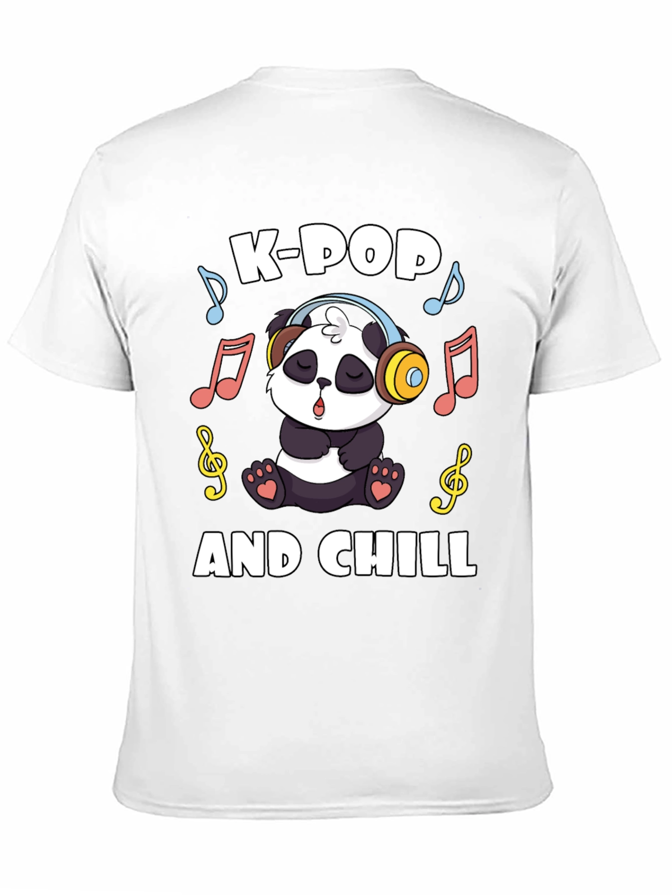 K-Pop and Chill Panda T-Shirt