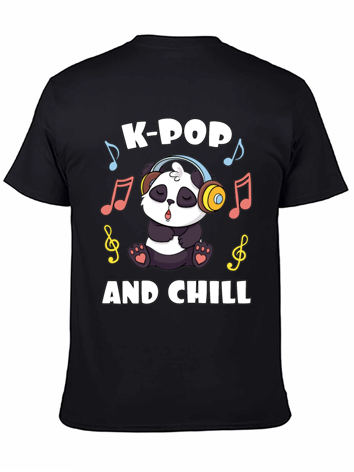 K-Pop and Chill Panda T-Shirt