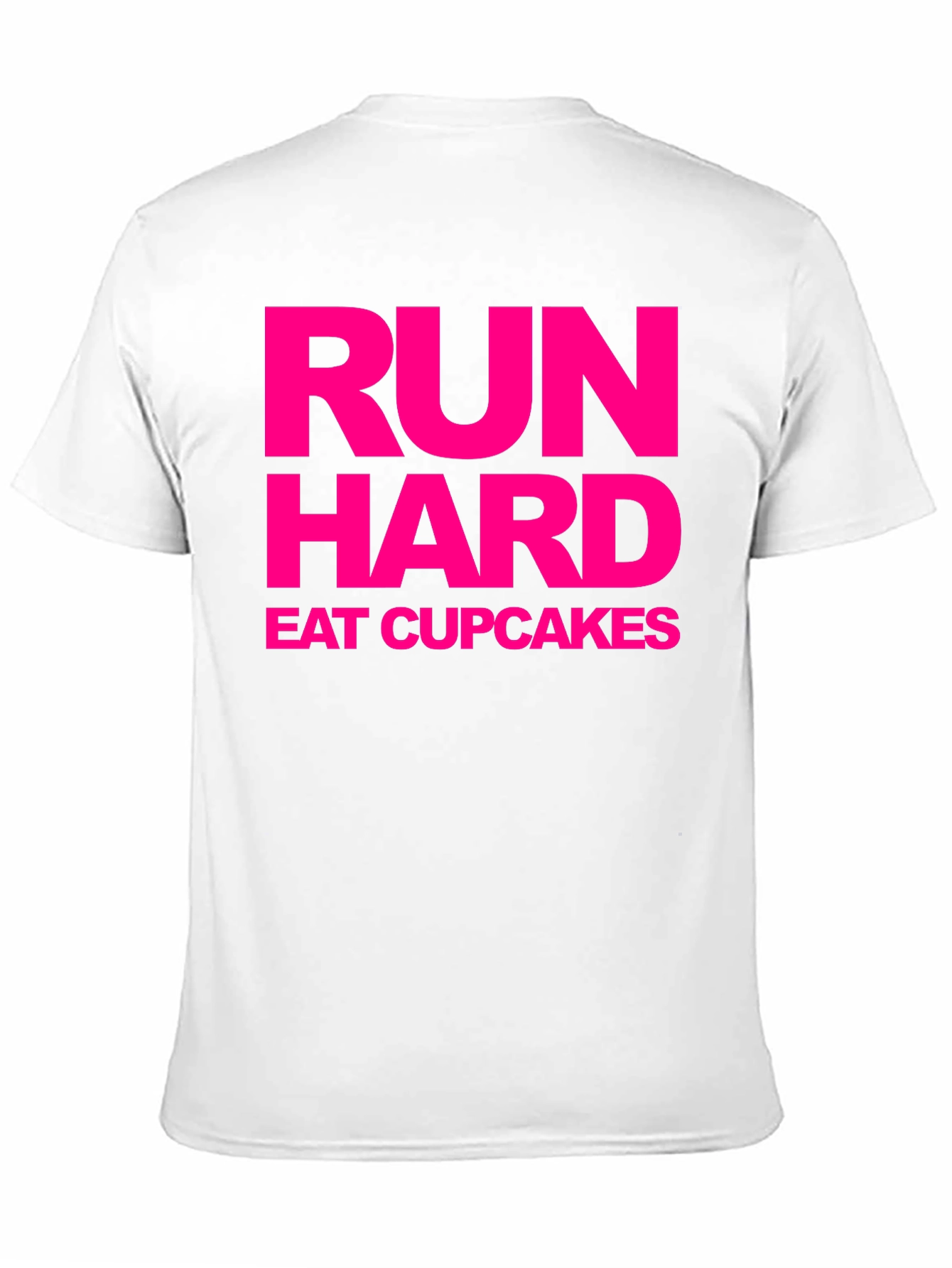 Run Hard Eat Cupcakes Black Tee