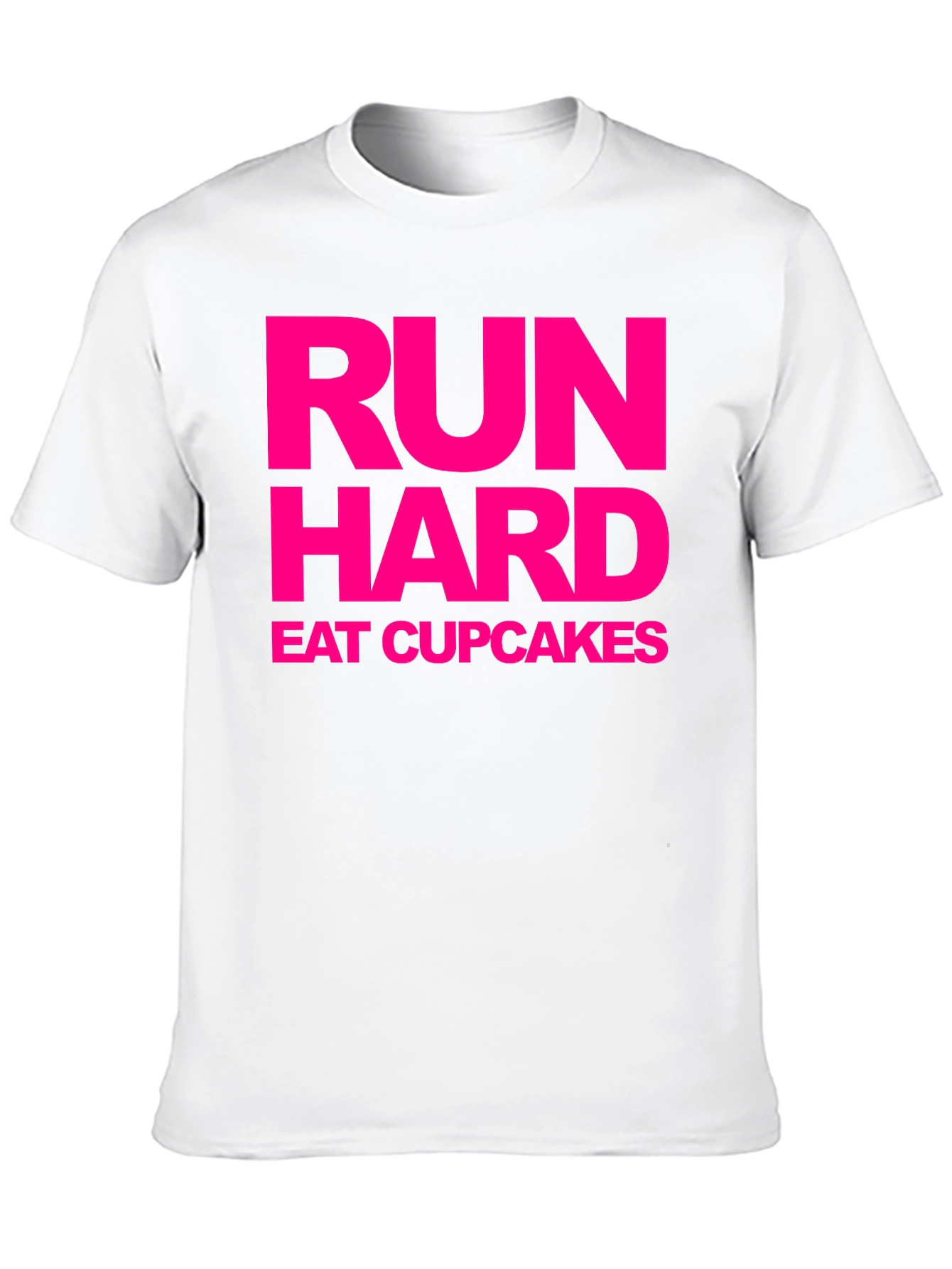 Run Hard Eat Cupcakes Black Tee