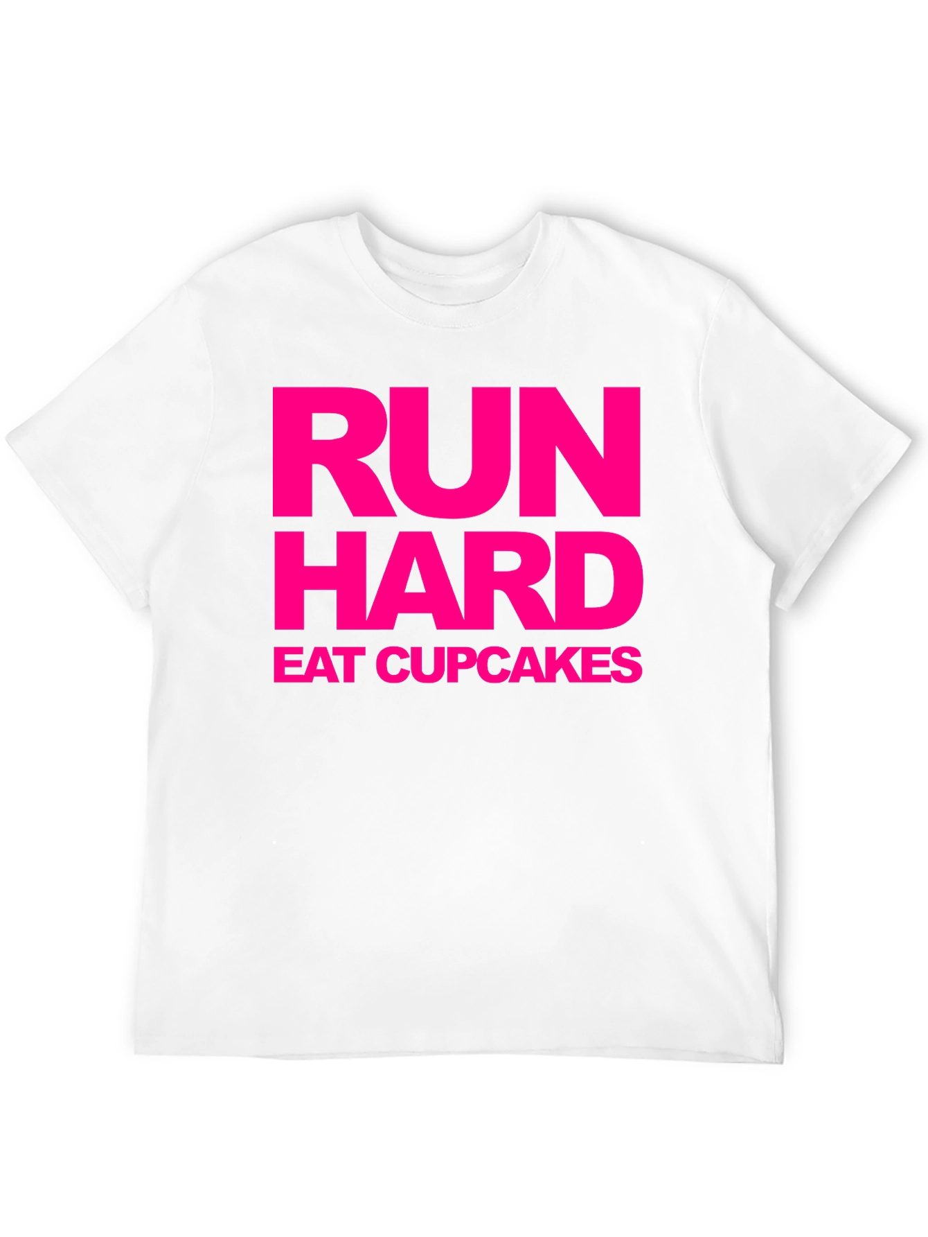 Run Hard Eat Cupcakes Black Tee