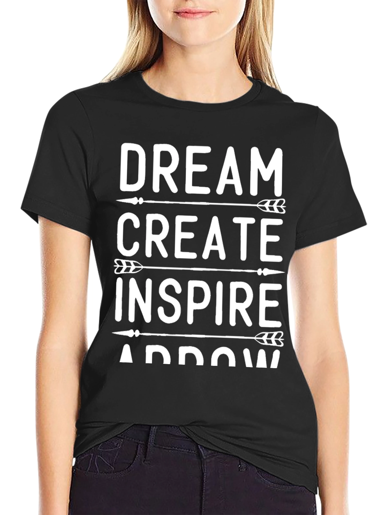 Dream Create Inspire Arrow Graphic Tee