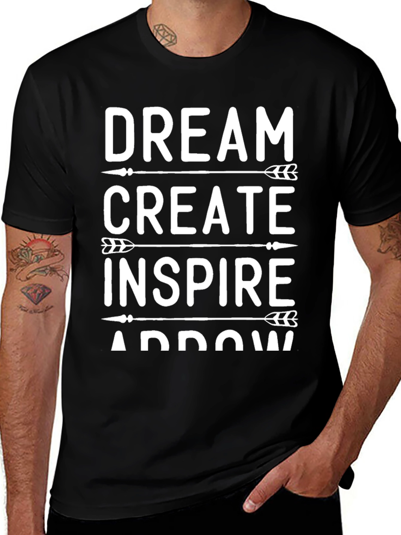 Dream Create Inspire Arrow Graphic Tee