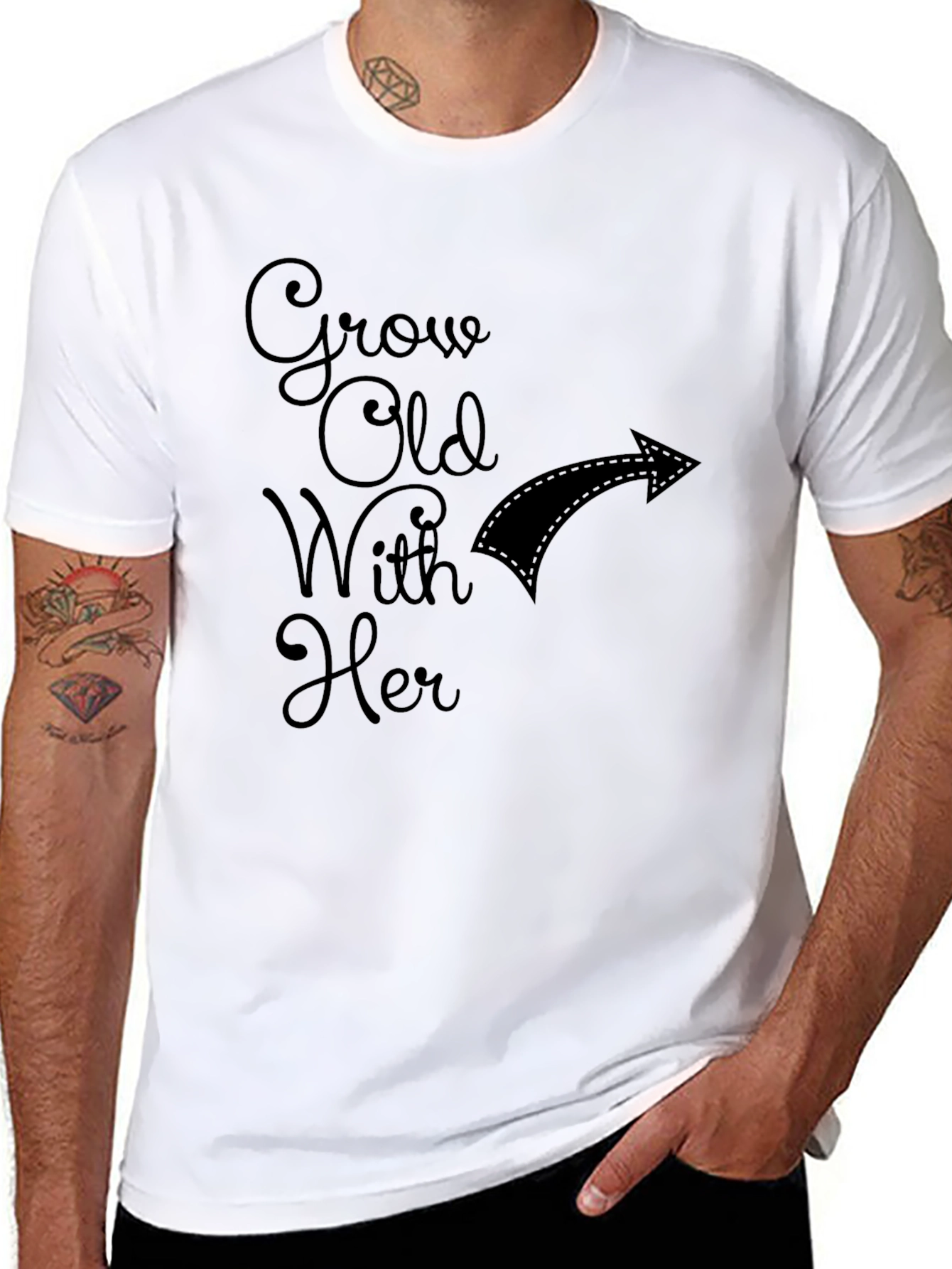 Grow Old With Her T-Shirt