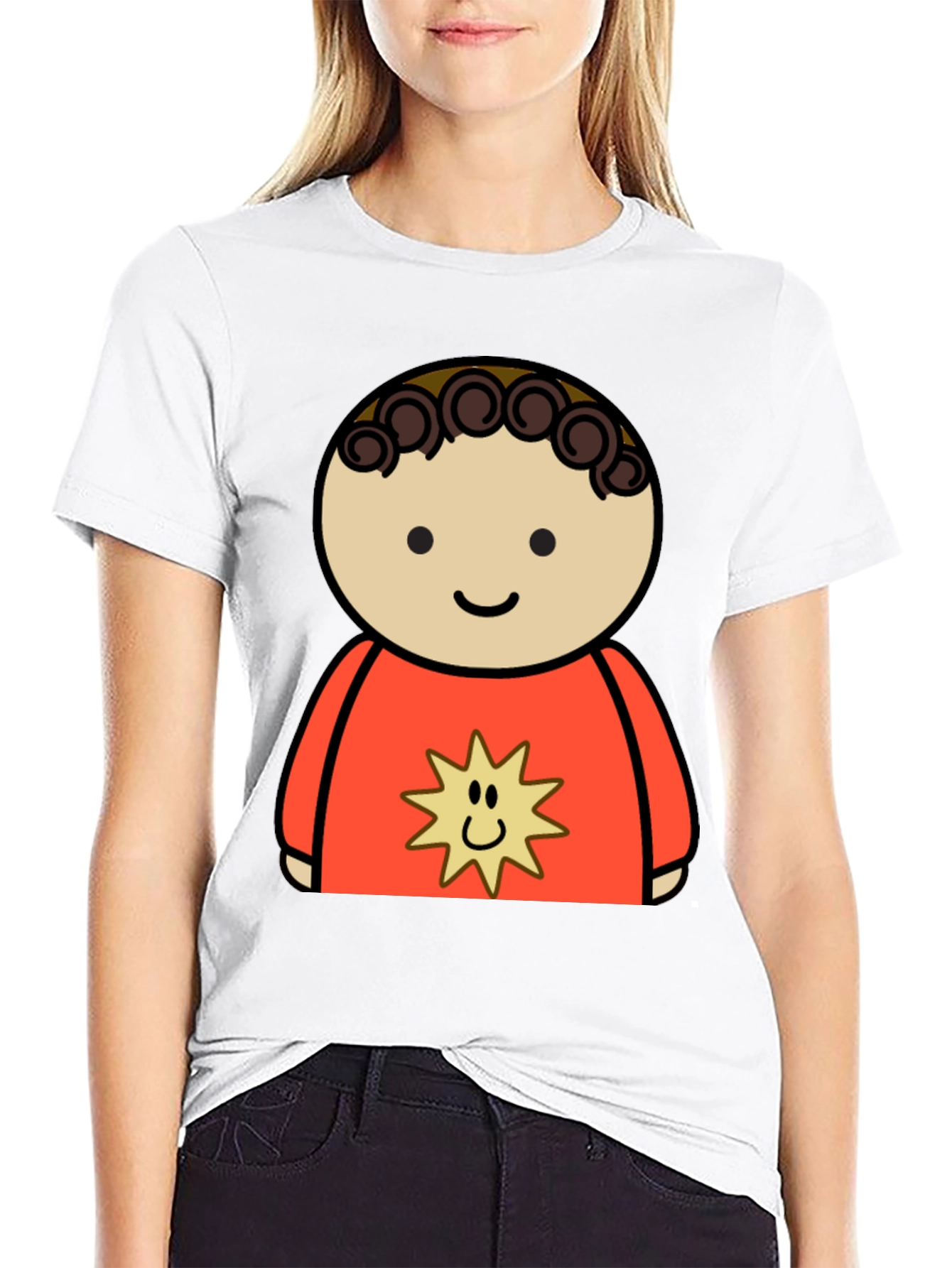 Cartoon Boy T-Shirt: Fun Graphic Tee