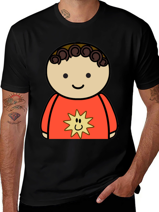 Cartoon Boy T-Shirt: Fun Graphic Tee