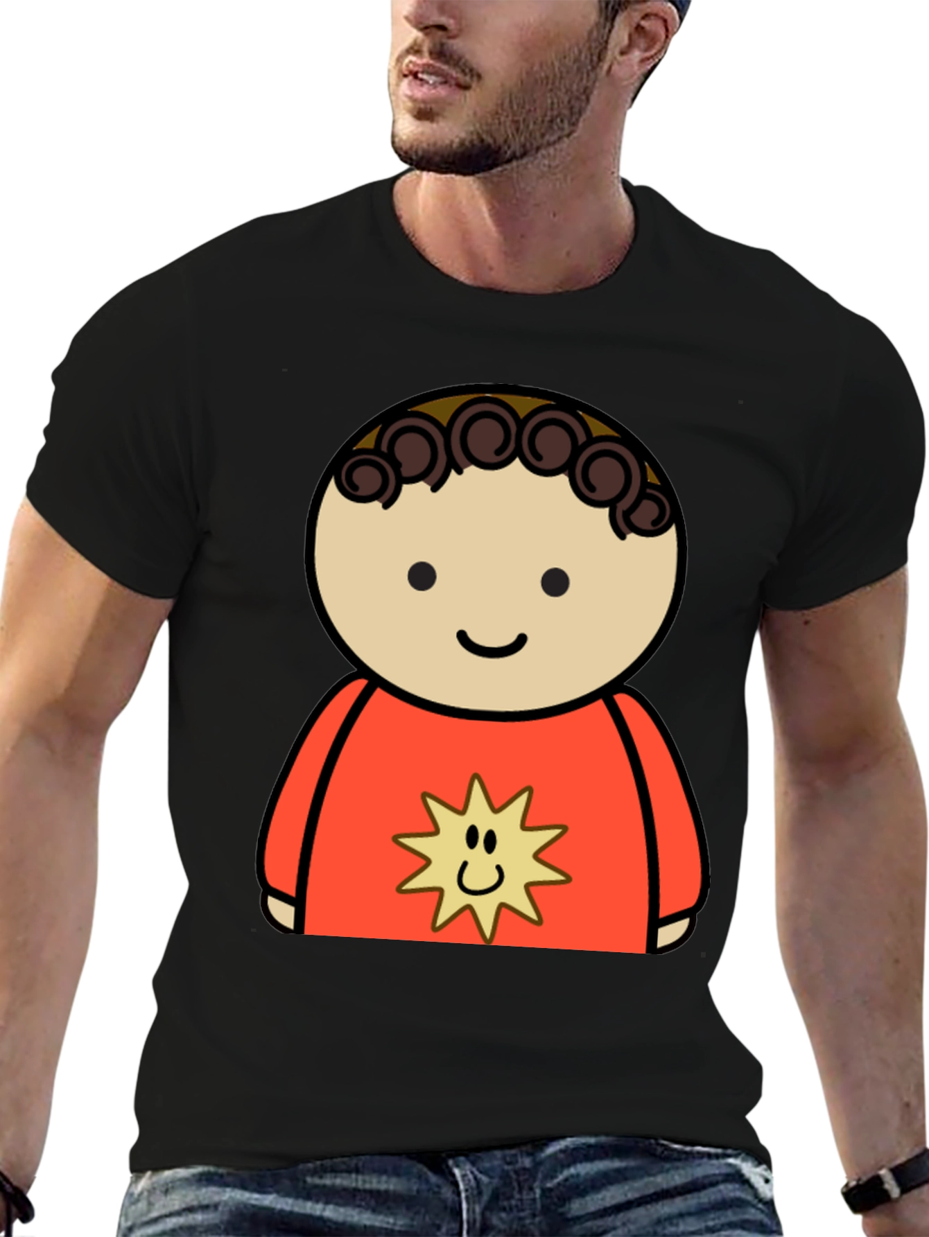 Cartoon Boy T-Shirt: Fun Graphic Tee
