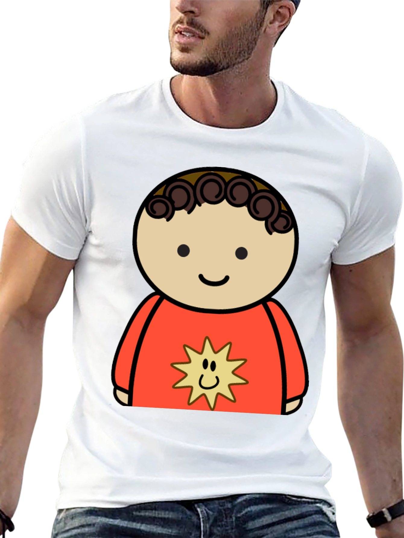 Cartoon Boy T-Shirt: Fun Graphic Tee