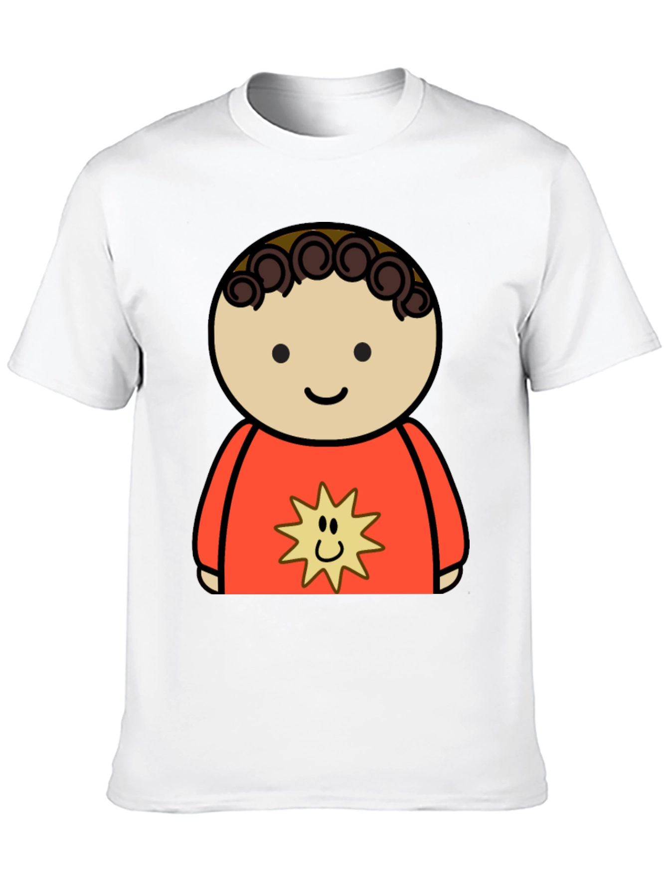 Cartoon Boy T-Shirt: Fun Graphic Tee