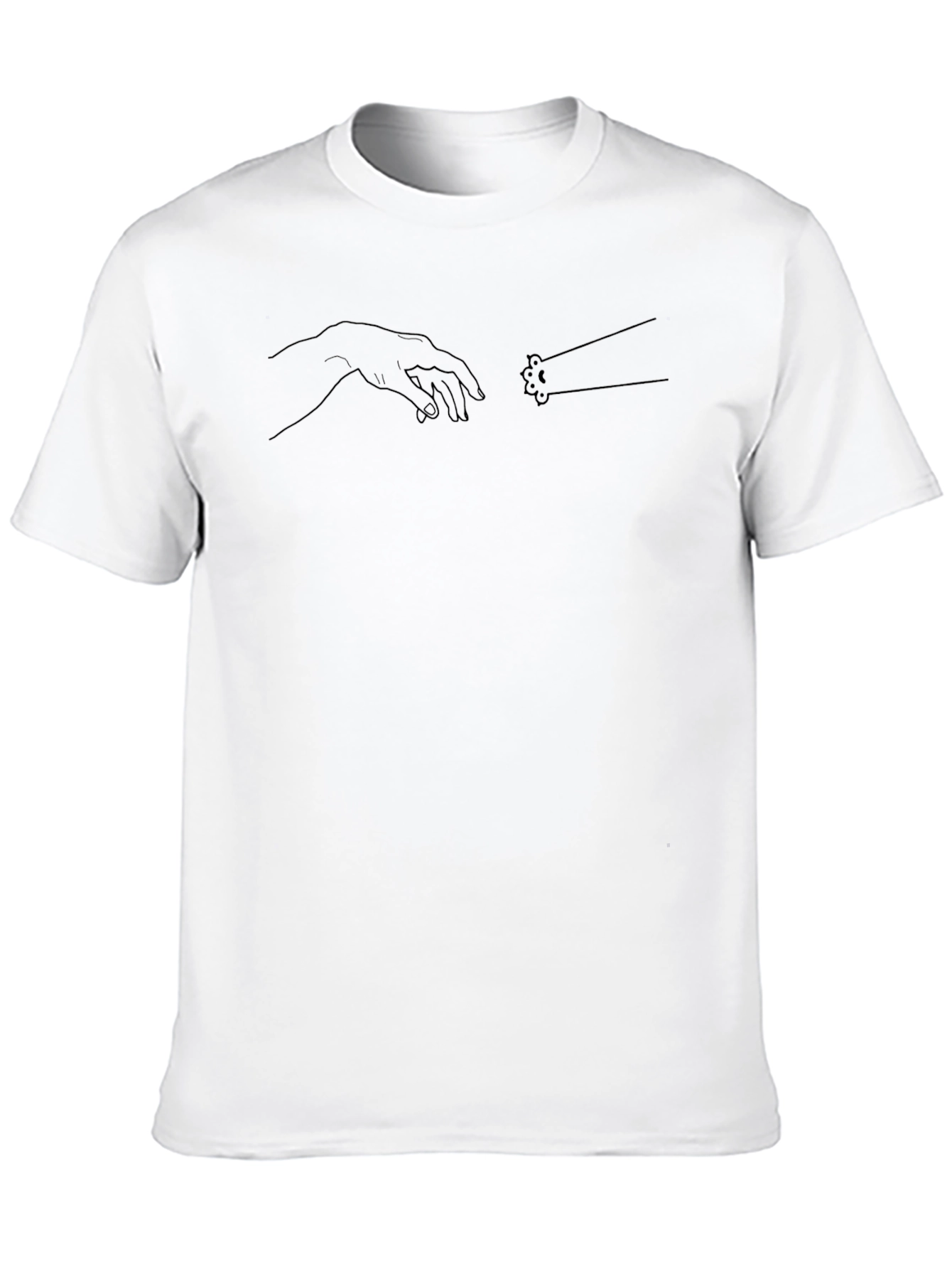Creation of Cat Michelangelo Style T-Shirt