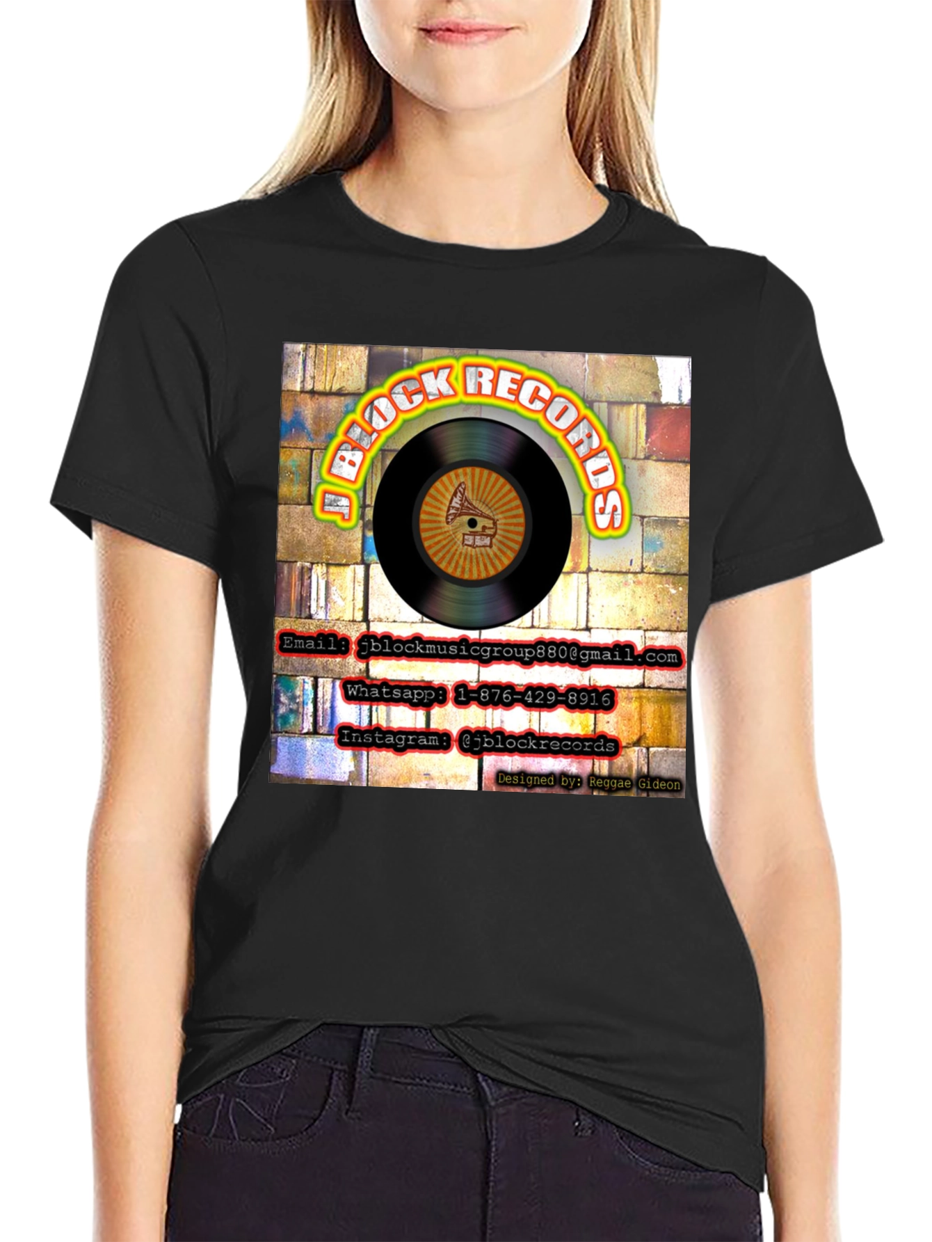 I Block Records Graphic T-Shirt
