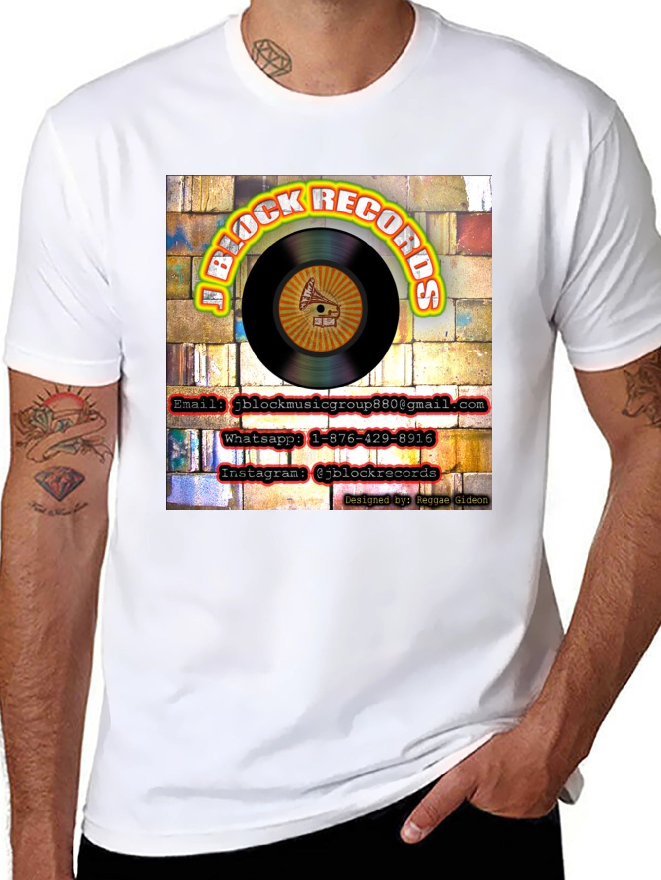 I Block Records Graphic T-Shirt