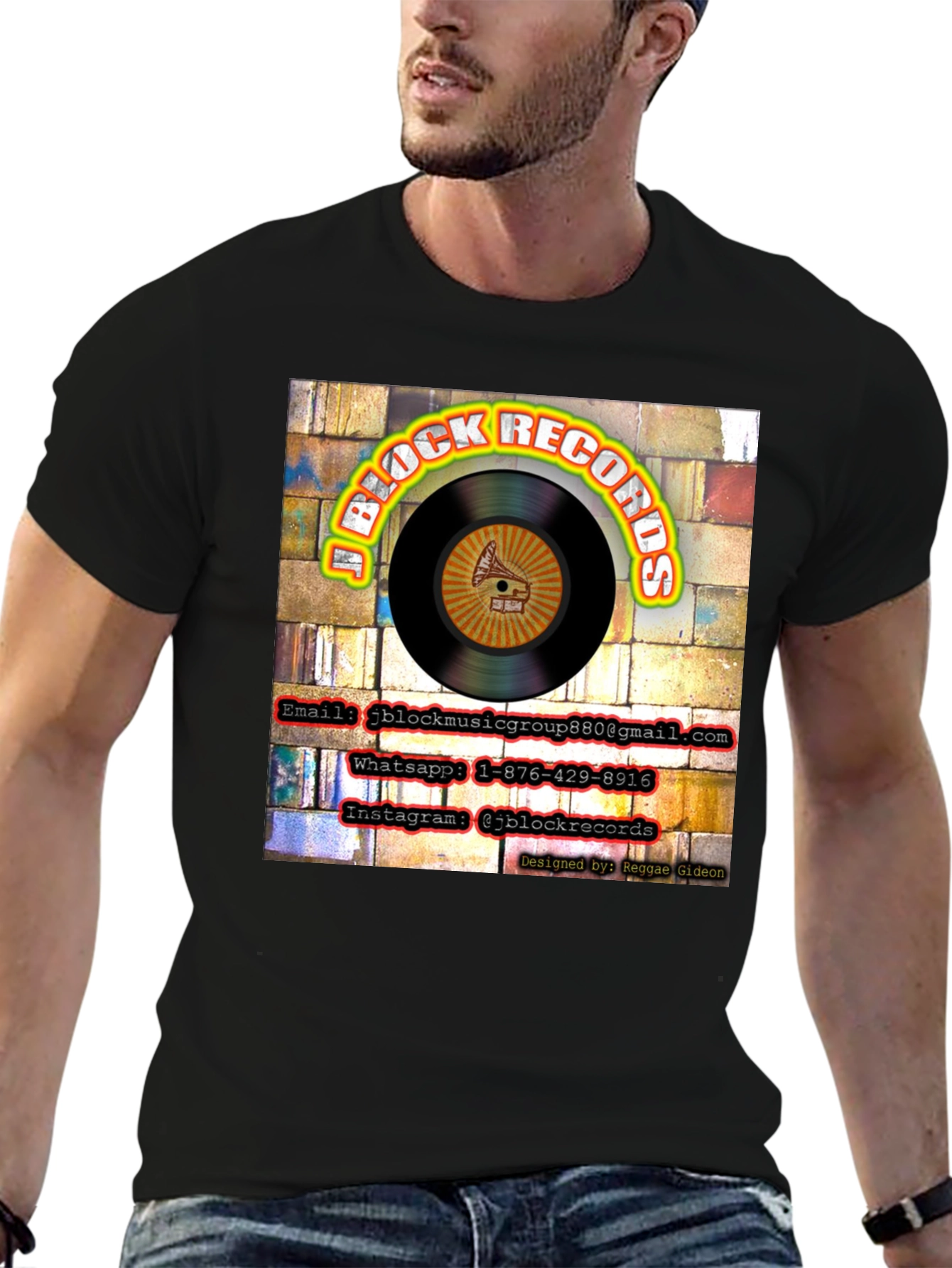 I Block Records Graphic T-Shirt