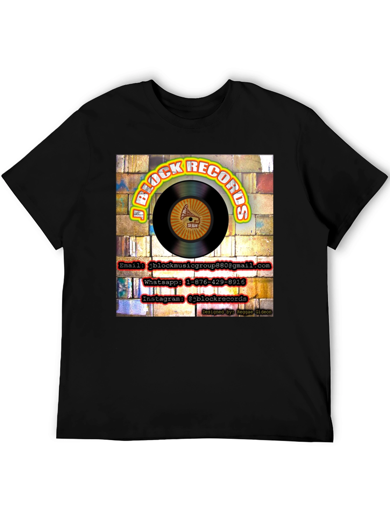 I Block Records Graphic T-Shirt