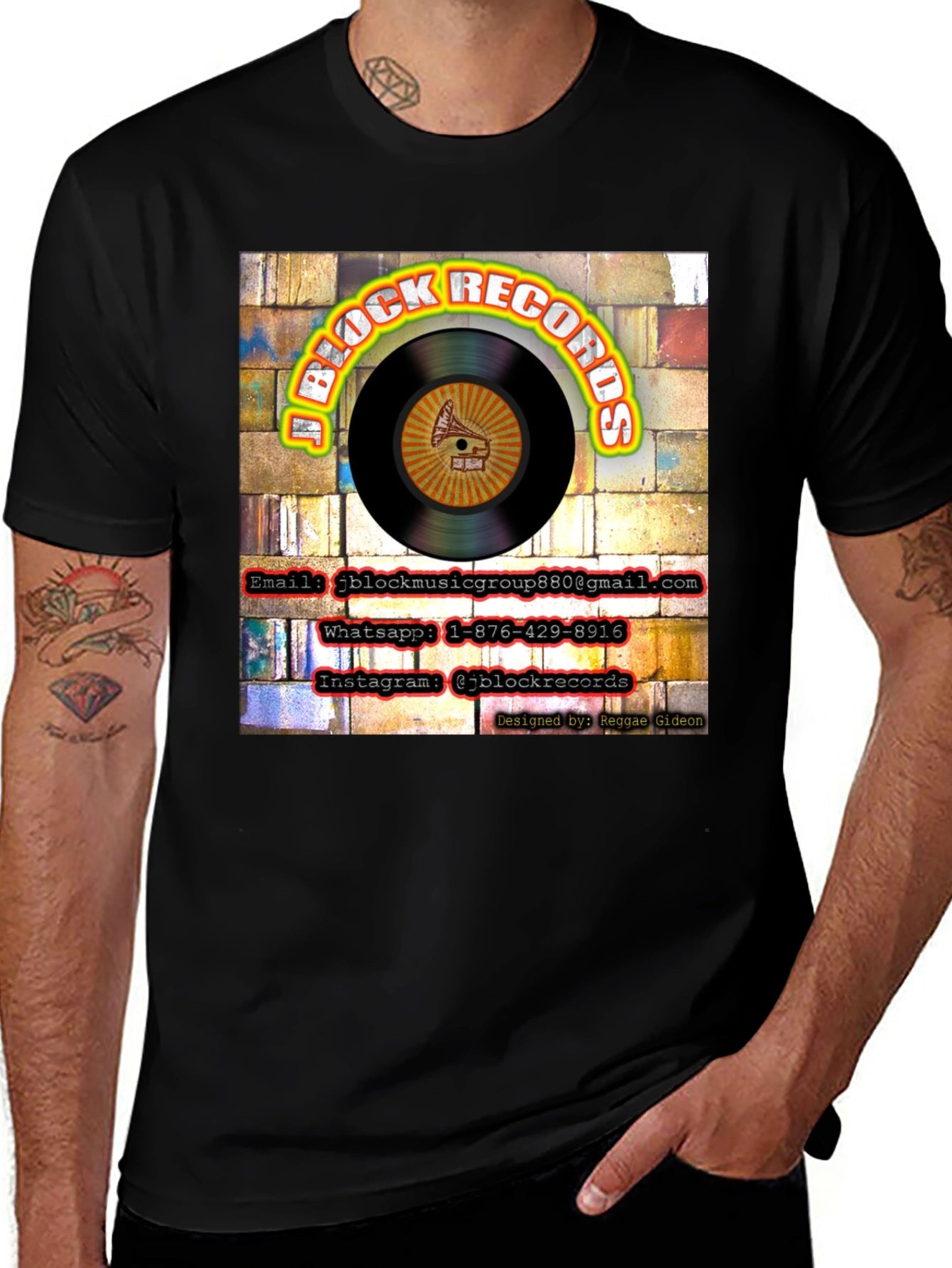I Block Records Graphic T-Shirt