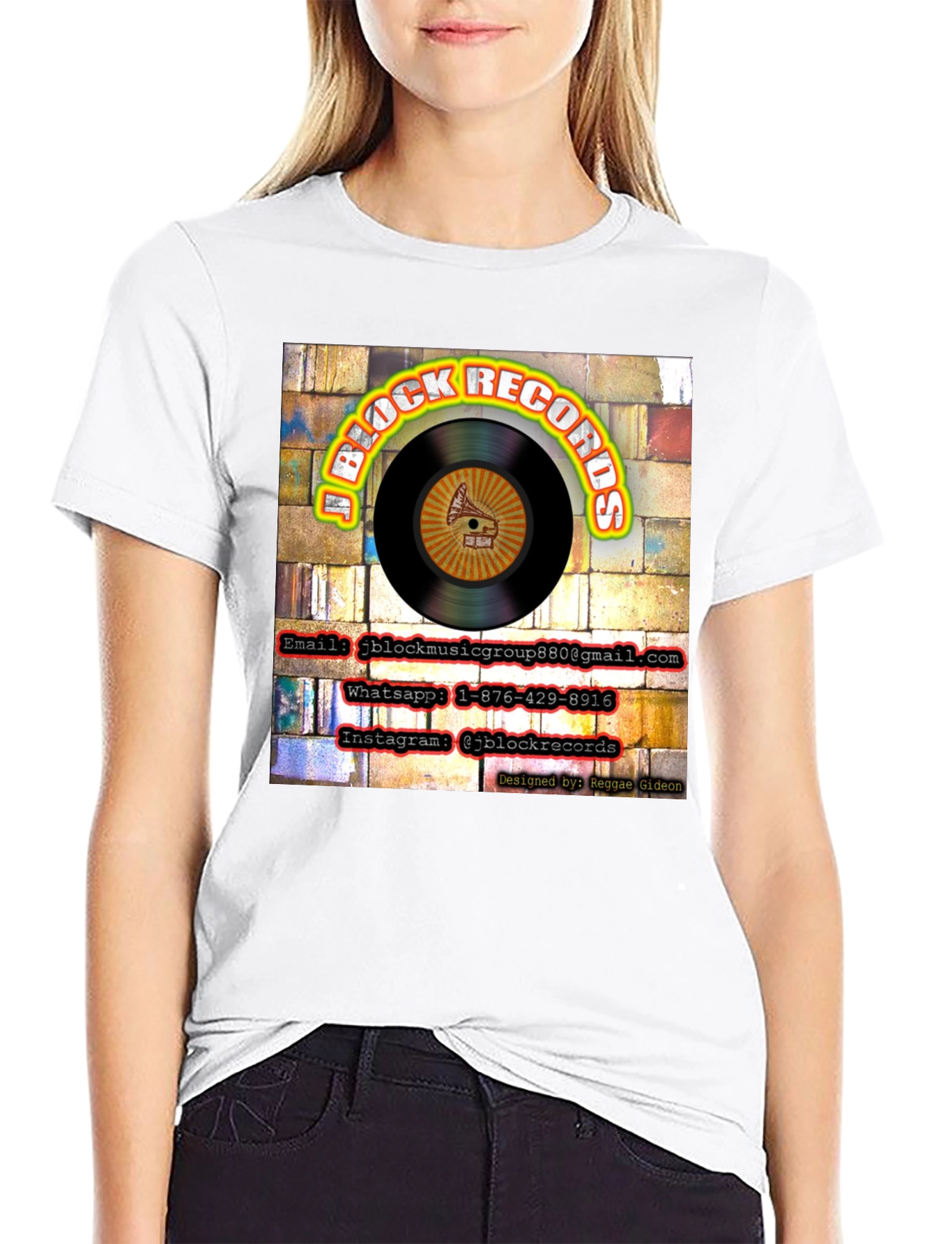 I Block Records Graphic T-Shirt