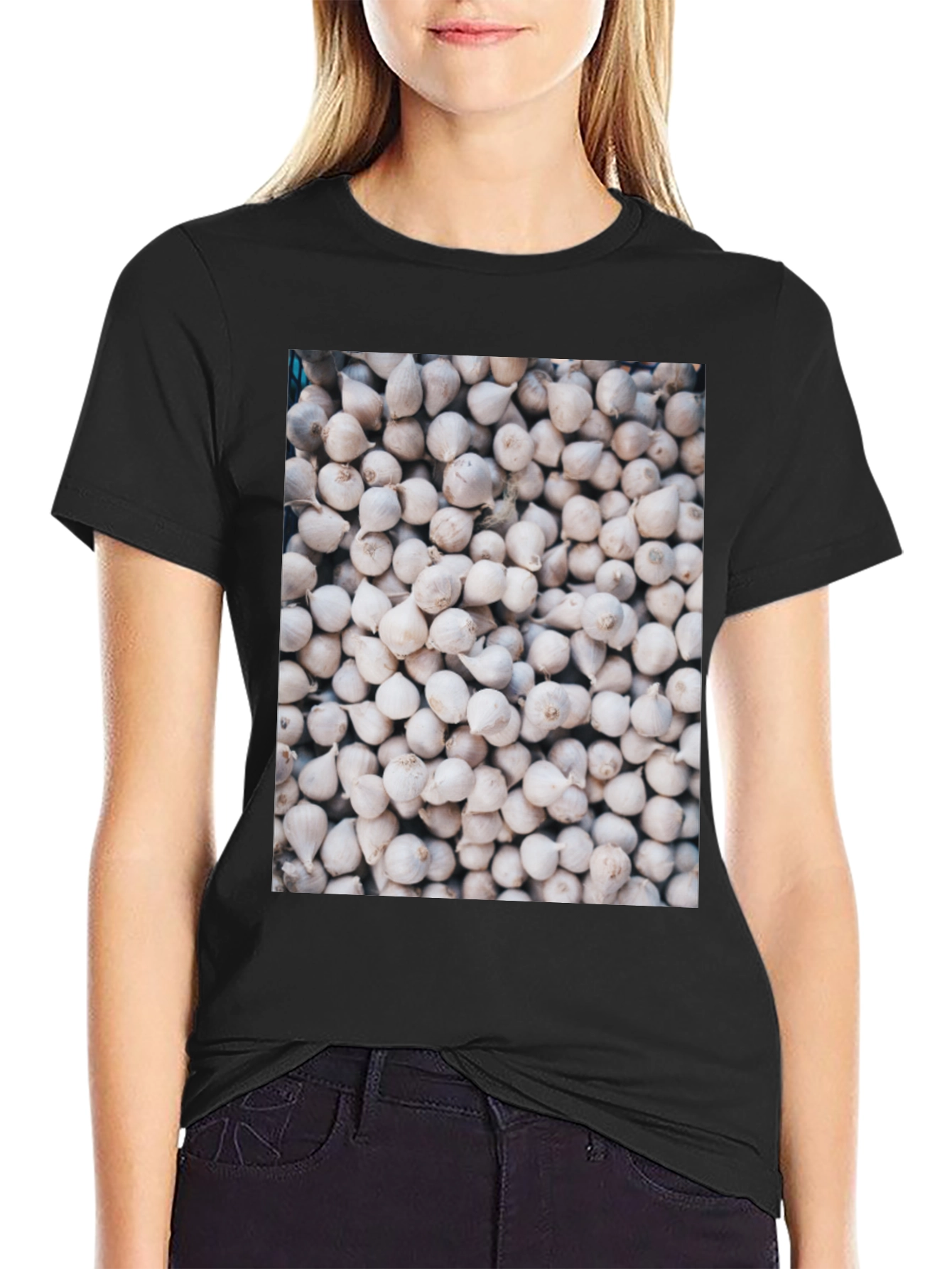 Garlic Cloves Pattern T-Shirt