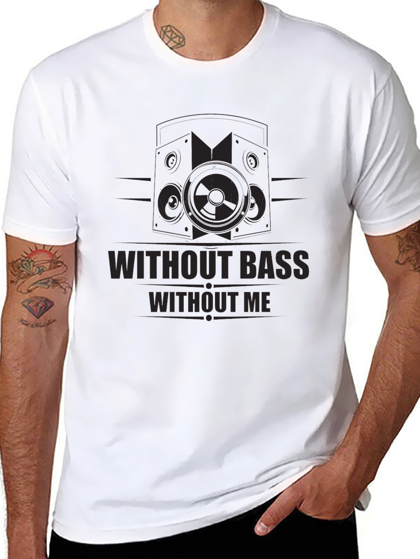 Without Bass Without Me Graphic Tee