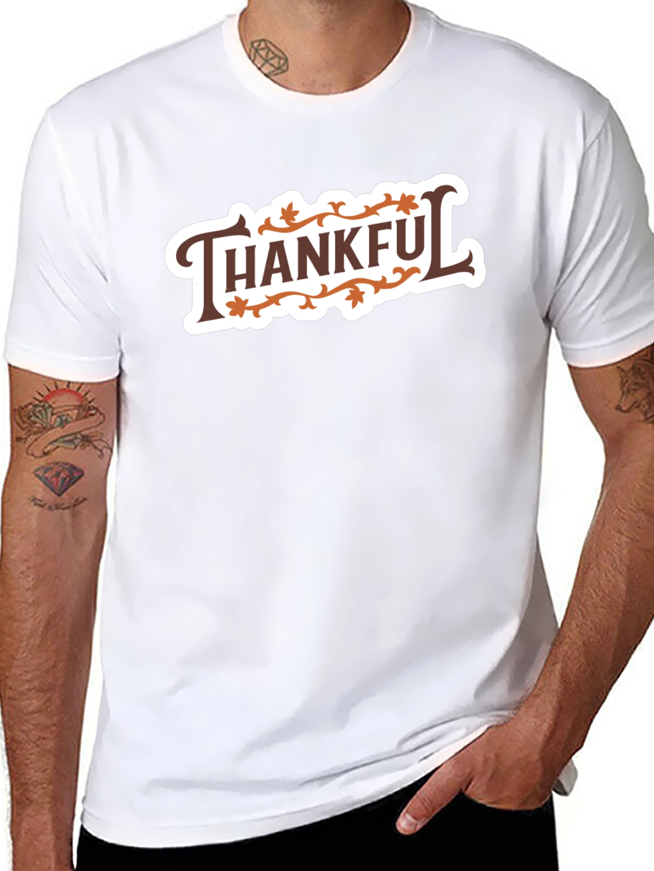Thankful T-Shirt Fall Thanksgiving Holiday Shirt