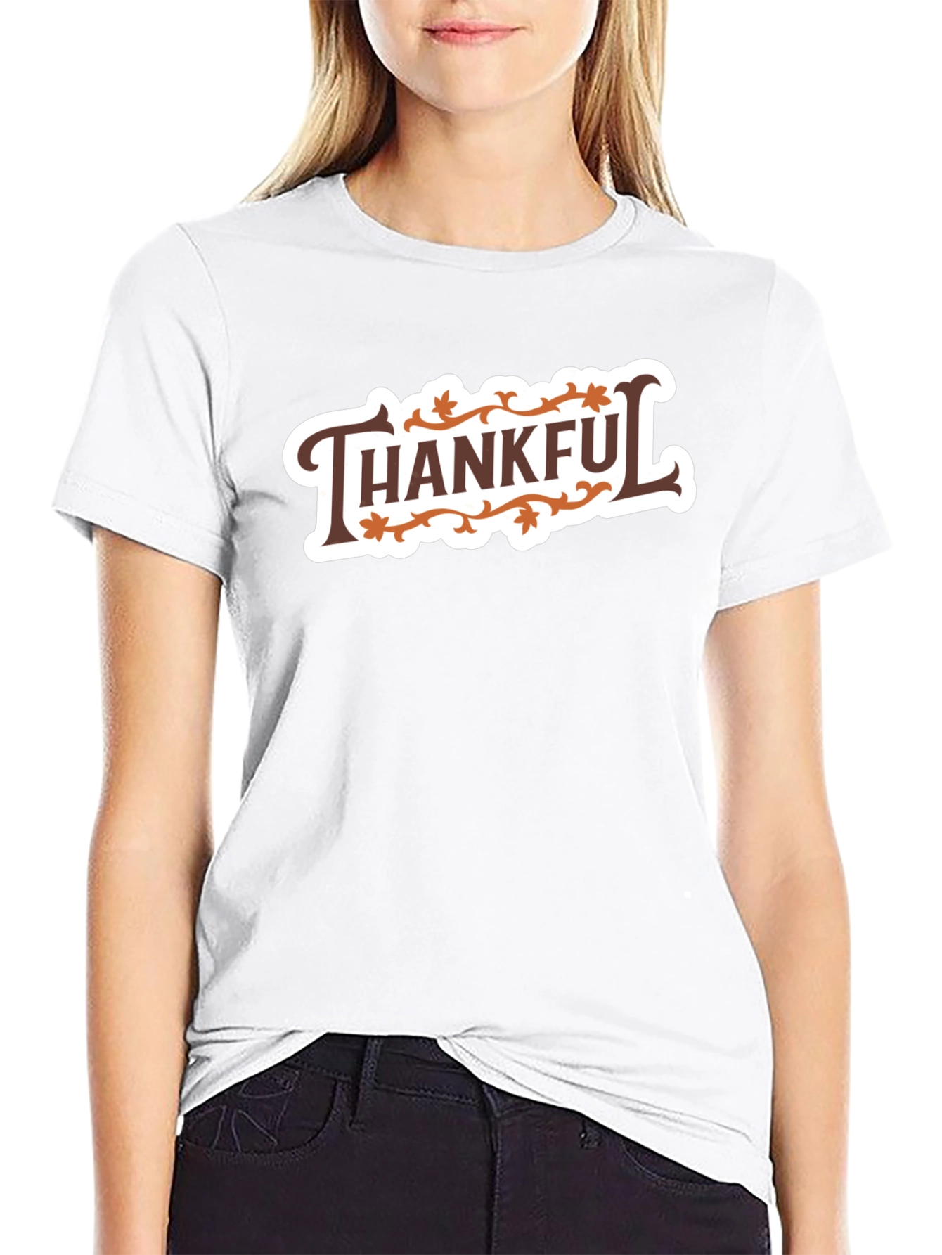 Thankful T-Shirt Fall Thanksgiving Holiday Shirt